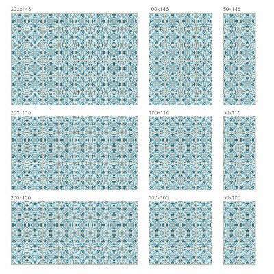 Zelfklevende raamfolie glas in lood Bloementegels