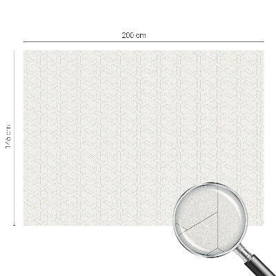 Glas in lood folie voor raam Geometrische vlecht