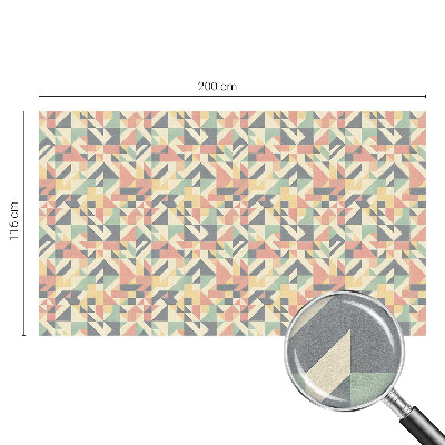 Zelfklevende raamfolie glas in lood De energie van geometrie