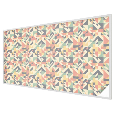 Zelfklevende raamfolie glas in lood De energie van geometrie