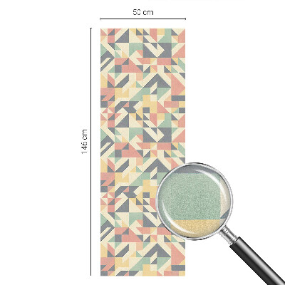 Zelfklevende raamfolie glas in lood De energie van geometrie
