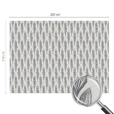 Glas in lood raamfolie Elegante veren