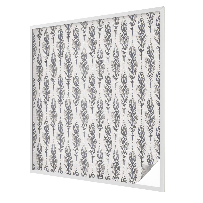 Glas in lood raamfolie Elegante veren