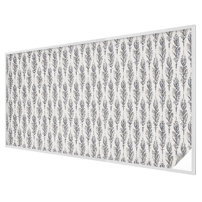 Glas in lood raamfolie Elegante veren