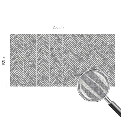 Melkglas folie met glas in lood effect Zigzagpatroon