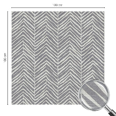 Melkglas folie met glas in lood effect Zigzagpatroon