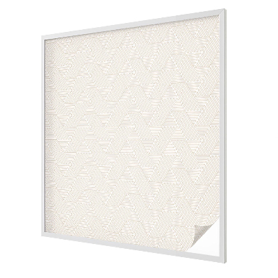 Glas in lood folie voor raam Lineaire driehoeken