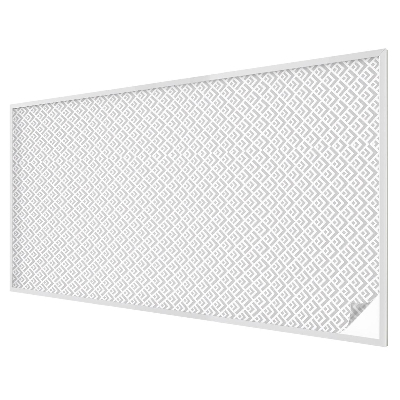 Melkglas folie met glas in lood effect Geometrisch motief