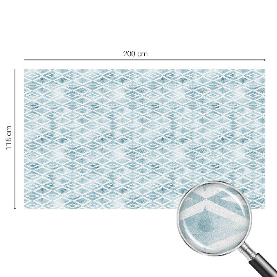 Glas in lood raamfolie Blauwe ruiten