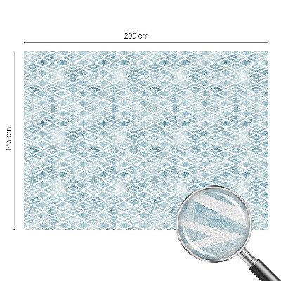 Glas in lood raamfolie Blauwe ruiten