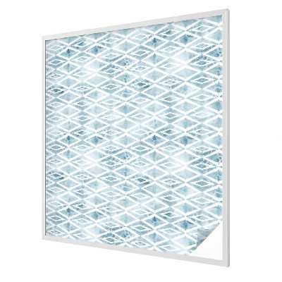 Glas in lood raamfolie Blauwe ruiten