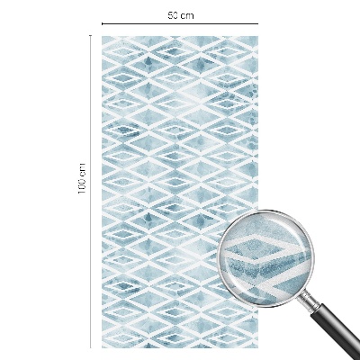 Glas in lood raamfolie Blauwe ruiten