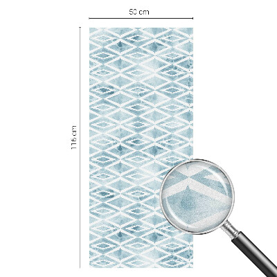 Glas in lood raamfolie Blauwe ruiten