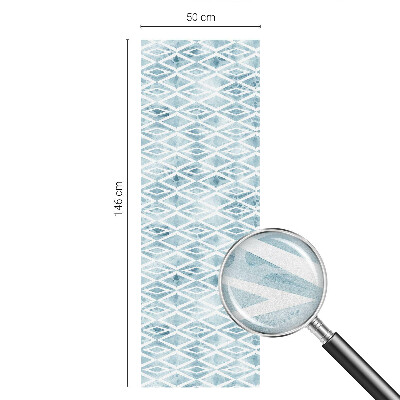 Glas in lood raamfolie Blauwe ruiten