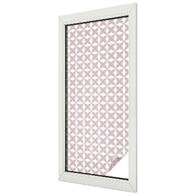 Melkglas folie met glas in lood effect Geometrie van harmonie