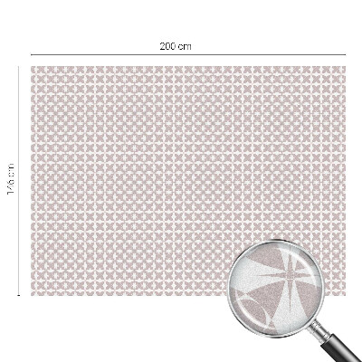 Melkglas folie met glas in lood effect Geometrie van harmonie