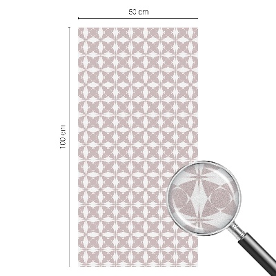 Melkglas folie met glas in lood effect Geometrie van harmonie