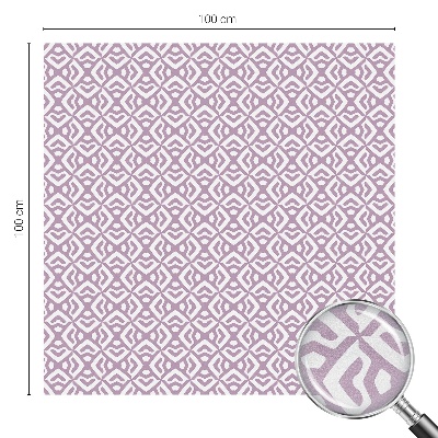 Glas in lood raamfolie Paarse vormen