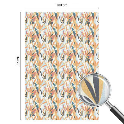 Glas in lood raamfolie Botanische energie