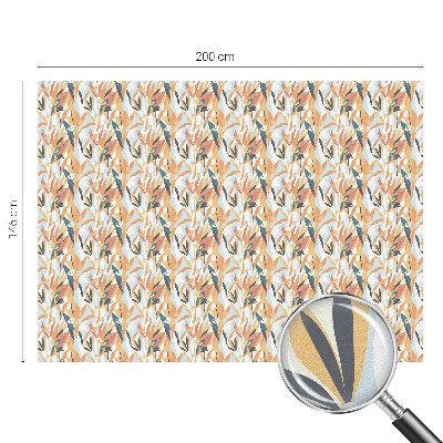 Glas in lood raamfolie Botanische energie