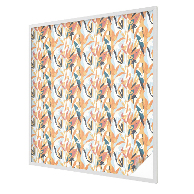 Glas in lood raamfolie Botanische energie