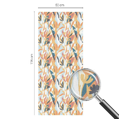 Glas in lood raamfolie Botanische energie