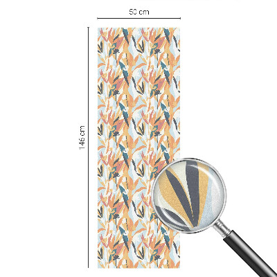 Glas in lood raamfolie Botanische energie