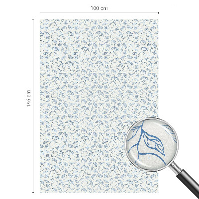 Glas in lood folie voor raam Citroenpatroon