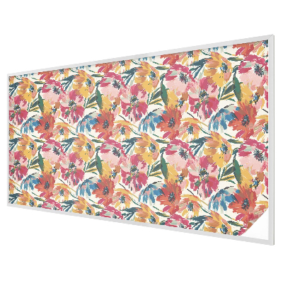 Zelfklevende raamfolie glas in lood Bloemenexplosie