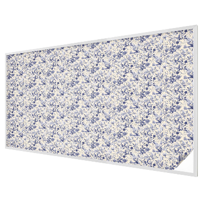 Glas in lood folie voor raam Bloemensymmetrie