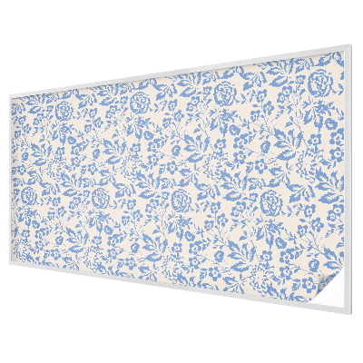 Zelfklevende raamfolie glas in lood Bloemenbladeren