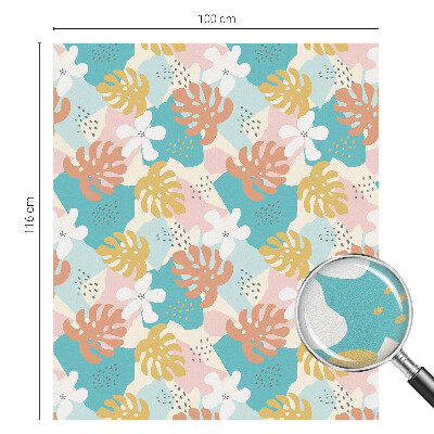 Glas in lood raamfolie Exotische natuur