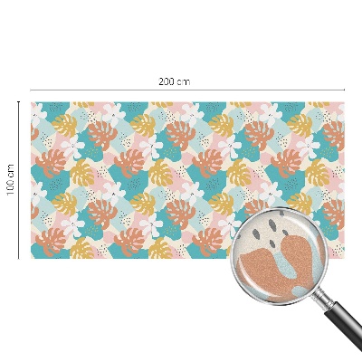 Glas in lood raamfolie Exotische natuur