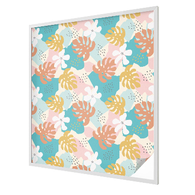 Glas in lood raamfolie Exotische natuur