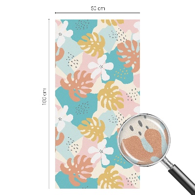 Glas in lood raamfolie Exotische natuur