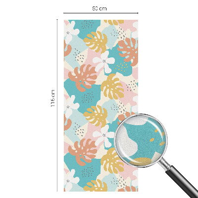 Glas in lood raamfolie Exotische natuur