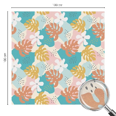 Glas in lood raamfolie Exotische natuur