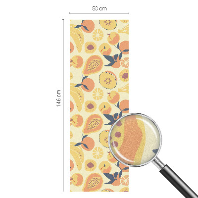 Glas in lood folie voor raam Sappig fruit