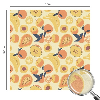 Glas in lood folie voor raam Sappig fruit