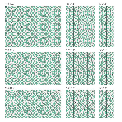 Glas in lood folie voor raam Klassieke ornamenten