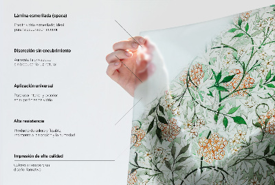 Privacy folie raam Bloemenpatronen