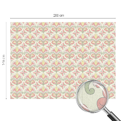 Glas in lood folie voor raam Plant elegantie