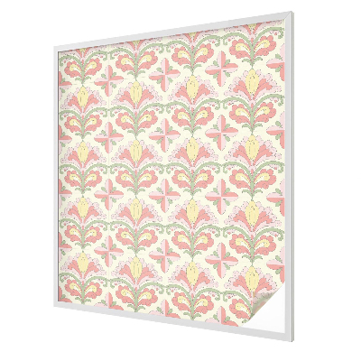 Glas in lood folie voor raam Plant elegantie