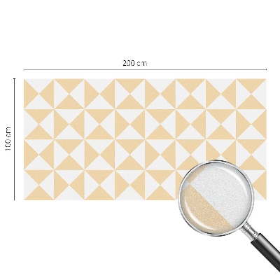 Zelfklevende raamfolie glas in lood Geometrische driehoeken