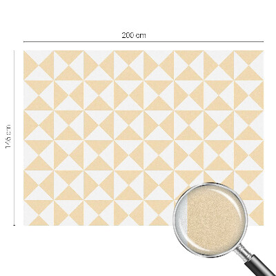 Zelfklevende raamfolie glas in lood Geometrische driehoeken
