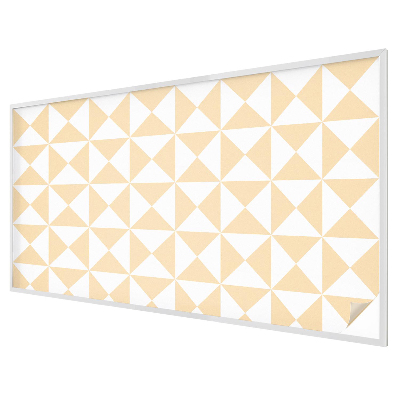 Zelfklevende raamfolie glas in lood Geometrische driehoeken