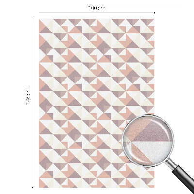 Privacy folie raam Moderne driehoeken