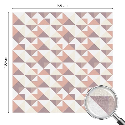 Privacy folie raam Moderne driehoeken