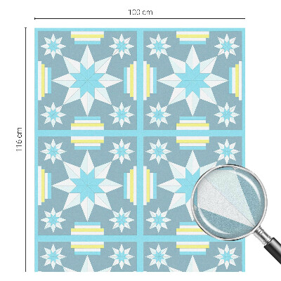 Glas in lood raamfolie Sterpatroon