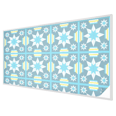 Glas in lood raamfolie Sterpatroon